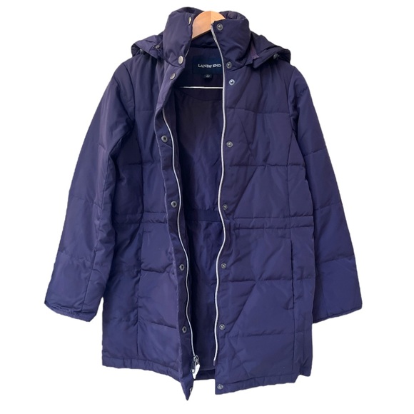 Lands’ End Classic Won’t Let You Down Puffer | XS/P (2-4) | Evening Grape | $65 - Picture 2 of 8